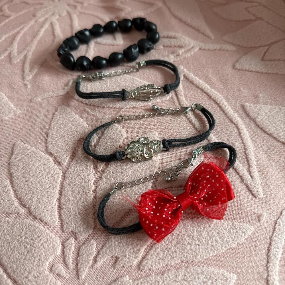 Punk Goth Bracelet Bundle - Picture 3 of 4